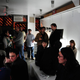 Illustration for article titled Scenes from Last Nights Giz Gallery Meetup: Beer, Pizza and CoD4 on a 103-Inch TV